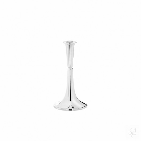 Silberleuchter in Vasenform, runder Fuß, Sterling-Silber, Höhe 20 cm-