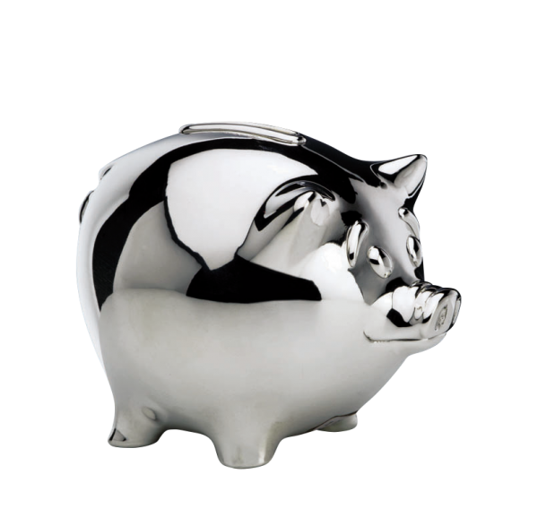 Sparschwein " Piggy" Sterling -Silber