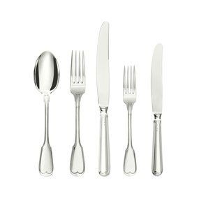 Silberbesteck "Augsburger Faden" Sterling Silber