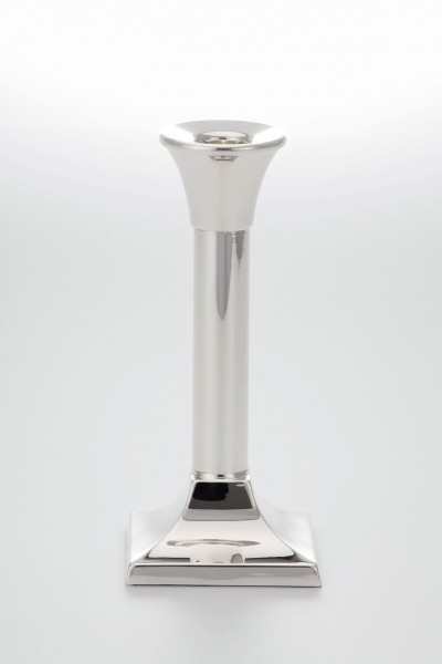 Leuchter Sterling-Silber, eckiger Fuß, 20 cm