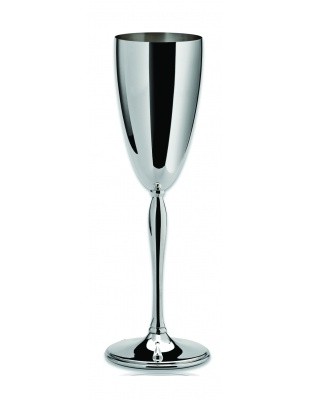 Champagnerflöte in Sterling-Silber, Höhe 20 cm