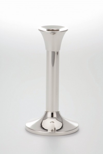 Leuchter Sterling-Silber, runder Fuß, 14 cm hoch