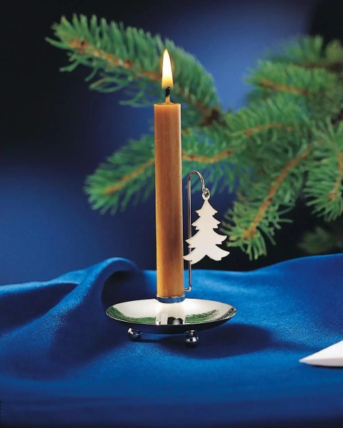 Tischkerzenhalter Tannenbaum 925 Sterling-Silber
